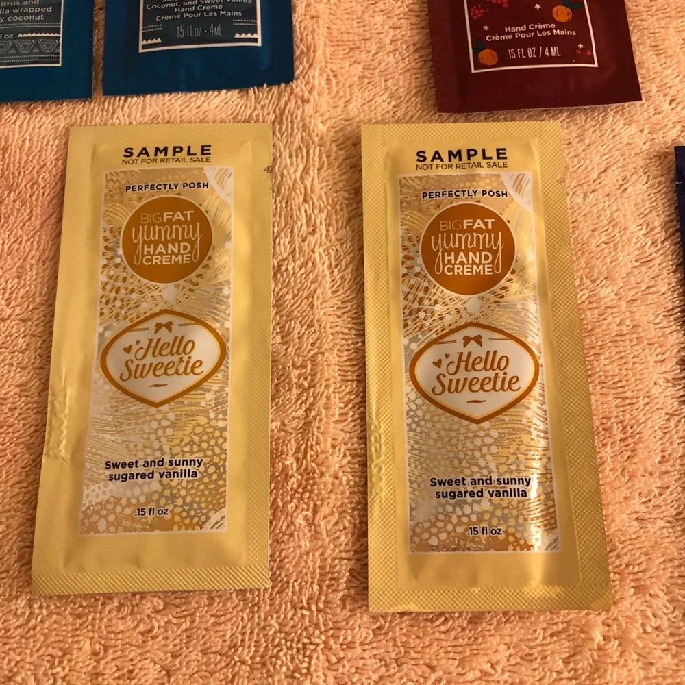 Lot of 8 Perfectly Posh Big Fat Yummy Hand Cream Samples